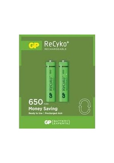 Gp Recyko 650mah Aaa Şarjlı İnce Pil 63c092 2li Kart 5705
