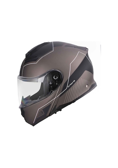 Origine Logic Linear Çene Açılır Kask Siyah - Titanyum