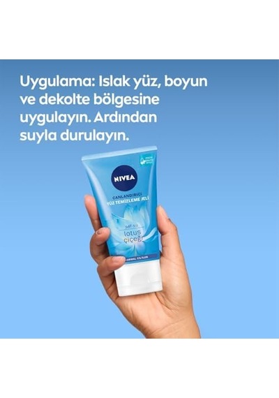Yüz Temizleme Jeli Canlandırıcı, Aloe + Hyaluronik Asit 150 Ml