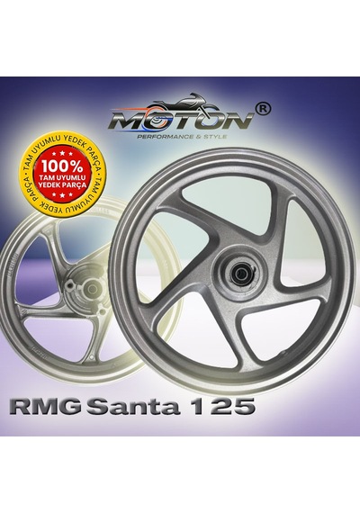 Rmg Santa 125 Ön Jant 12 İnç Gri