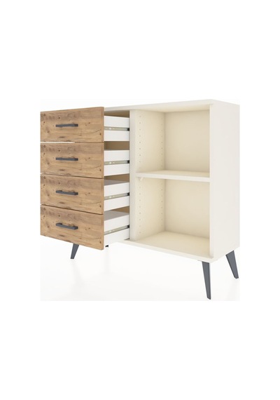 Arges Şifonyer Tek Raflı 4 Çekmeceli 88x30x80 Aytaşı-aytaşı/çam Aytaşı/çam Arges Şifonyer Tek Raflı 4 Çekmeceli 88x30x80 Aytaşı-aytaşı/çam Aytaşı/çam