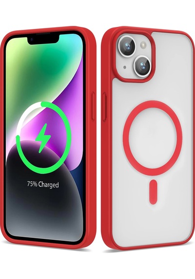 Apple Uyumlu iPhone 12 Kılıf M-safe Wireless Şarj Özellikli Silikon Zore Ege Kapak