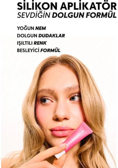 Cream Co. Onarıcı Besleyici Nemlendirici Dudak Bakımı 3in1 Lip Balm Bubblegum