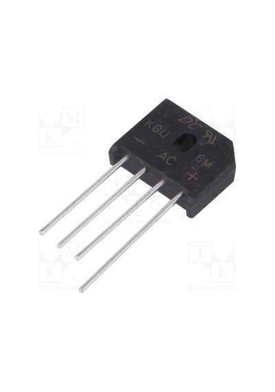 Kbu6M - 6A 1000V Tarak Tip Köprü Diyot N11.2734