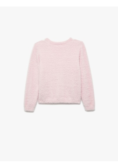 Koton V Yaka Düğmeli Uzun Kollu Basic Hırka Pembe 6wkg90040ht Gül