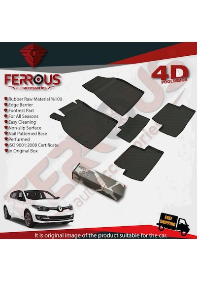 Renault Megane 3 Sport Tourer 4D Paspas Siyah Ve Bagaj 2010 2015