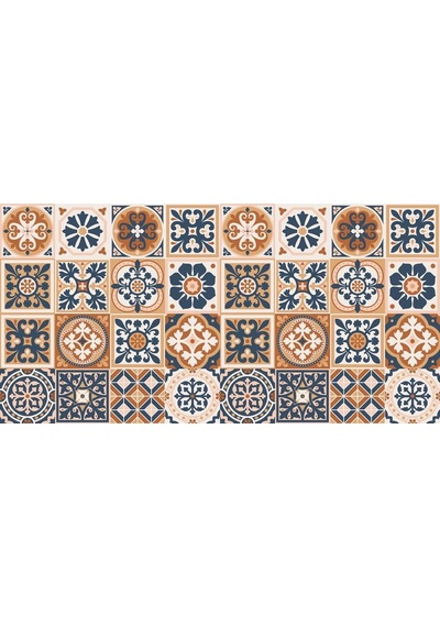 Yer Kaplama Zemin Kaplama Folyosu 65x130 Cm Talevera Fayans