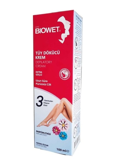 Biowet Hassas Ciltler İçin Tüy Dökücü Krem 100 ML