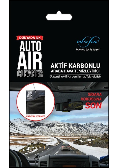 Odorfin Aktif Karbonlu Araba Hava Temizleyicisi 4 Adet