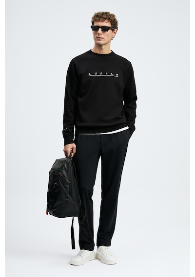 Lufian Cooper Erkek Sweatshirt 112030198 Siyah