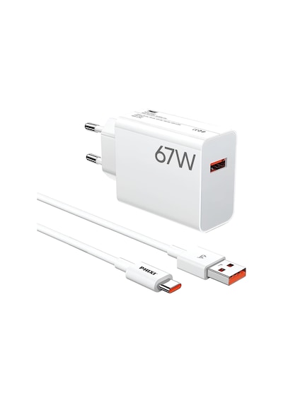 Phixi Ultimate Serisi Upd4233 33w Type-c Şarj Cihazı + Usb-a Kablo Fast Charge
