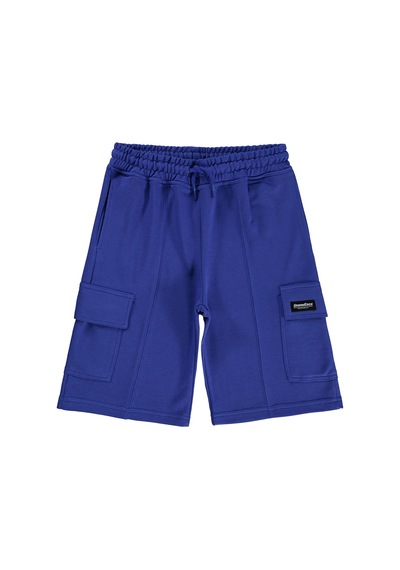 Civil Boys Basic Kargo Cepli 10-13 Yaş Kapri - Mavi Saks Mavi