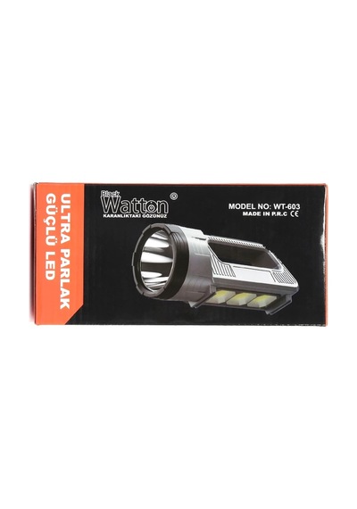 Güçlü Şarjlı Fener Masa Lambası Wt-603 Kırmızı