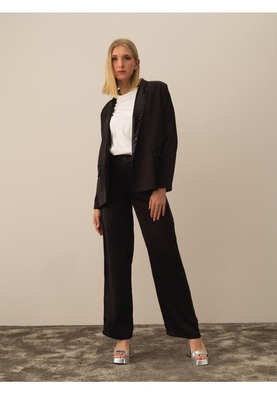 Siyah Formunu Koruyan Regular Fit Ceket 290464