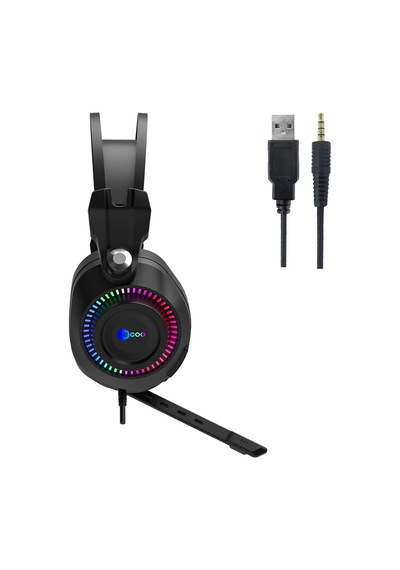 Lecoo Ht405 Rgb Kablolu Kulak Üstü Oyuncu Kulaklığı