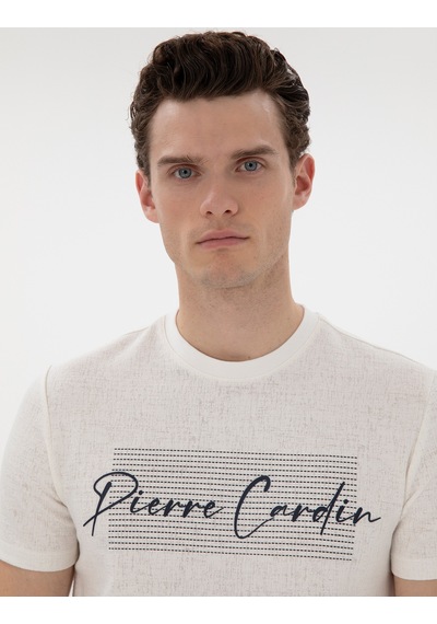 Pierre Cardin Erkek Ekru Tişört 50302567-vr019 Ekru Pierre Cardin Erkek Ekru Tişört 50302567-vr019 Ekru