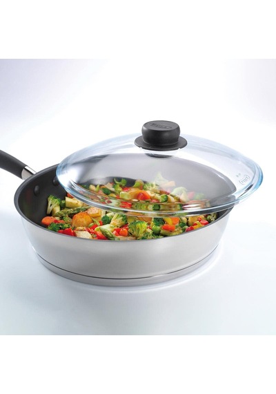 Pyrex 4937234 Tencere/tava İçin Cam Kapak, 28 Cm, Şeffaf Genel