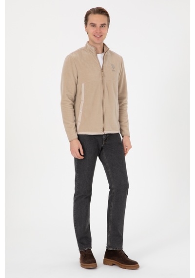 U.s. Polo Assn. Erkek Koyu Bej Hırka Örme 50310002-vr088 Koyu Bej