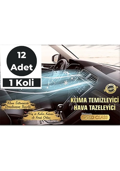 Klima Fresh Temizleyici Koku  Bomba Klima Bombası 1 Koli 12 Adet