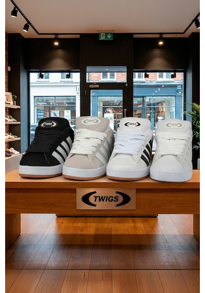 Twigs Tw Tonny White Cmps Unisex Bağcıklı Ortopedik Spor Sneaker Ayakkabı Siyah