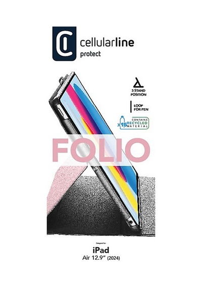Cellularlıne Folio Stand Özellikli Apple Uyumlu iPad Air 13 İnç M3 / M2 Tablet Kılıfı Pembe Cellularlıne Folio Stand Özellikli Apple Uyumlu iPad Air 13 İnç M3 / M2 Tablet Kılıfı Pembe