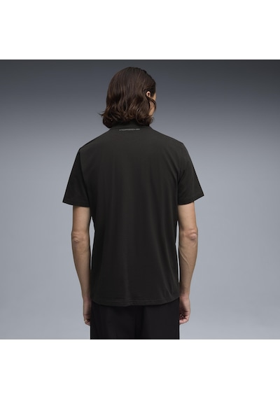 Puma 634496-01 Porsche Ess Polo Tişört Erkek T-shirt Siyah