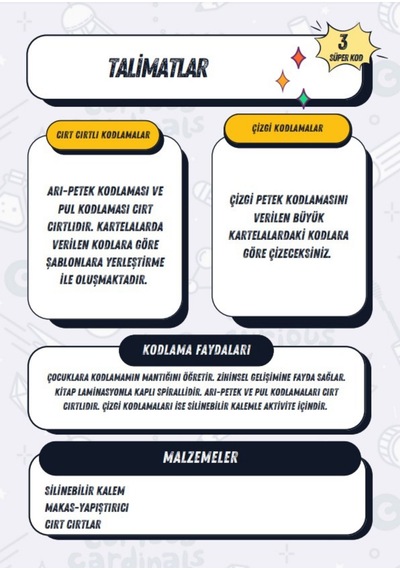 Çocuklar İçin Kodlama Eğitim Seti 3-9 Yaş