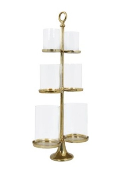 Vitale Metal Gold Mumluk 34X71 CM Ak.Ij0006