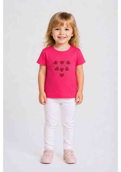 Yale Kids 3-8 Yaş Kız Çocuk %95 Pamuklu Tişört Fuşya Yale Kids 3-8 Yaş Kız Çocuk %95 Pamuklu Tişört Fuşya
