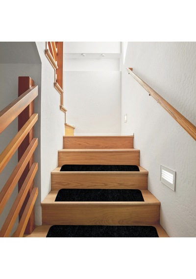 Beylini Kaymaz Merdiven Halısı Kendinden Yapışkanlı 1 Adet 20x75 Siyah