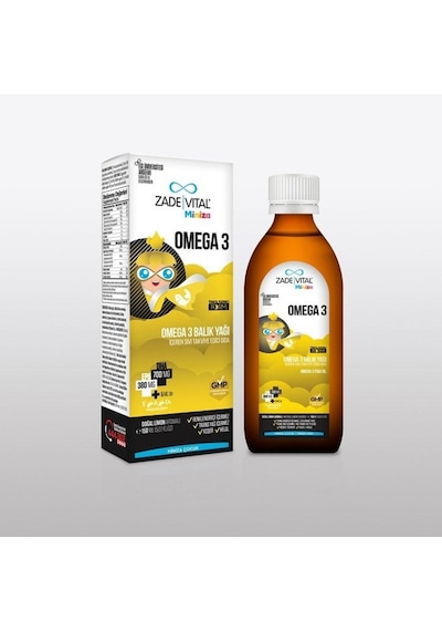 Zade Vital Miniza Omega 3 Balık Yağı 150ML