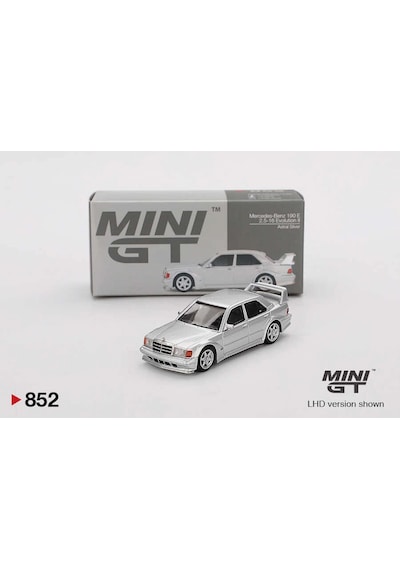 Mini Gt Mgt00852 1/64 Mercedes-benz 190e 2.5-16 Evolution Iı Astral Silver Çok Renkli