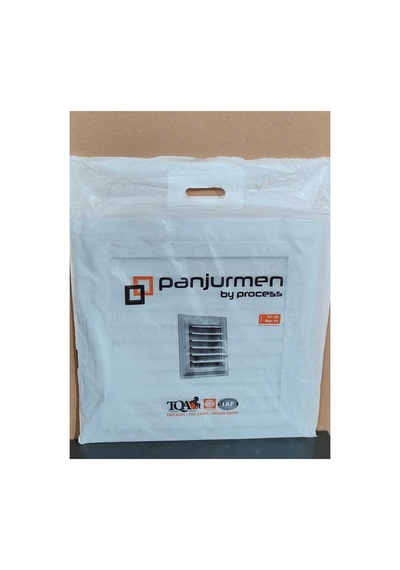 Klc Havalandırma Menfezi Banyo Wc Tuvalet Menfez Plastik Panjur Gri 50x50 Cm.