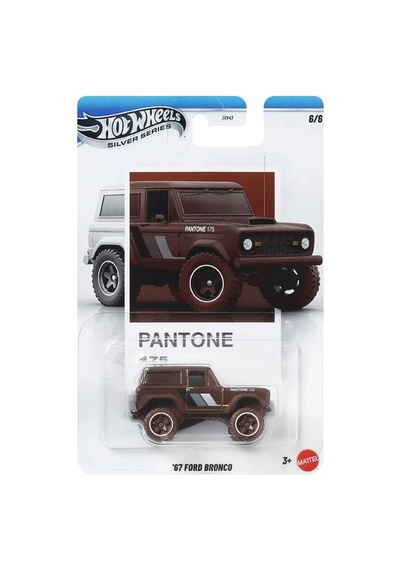 Silver Series Pantone '67 Ford Bronco Diecast Car 175