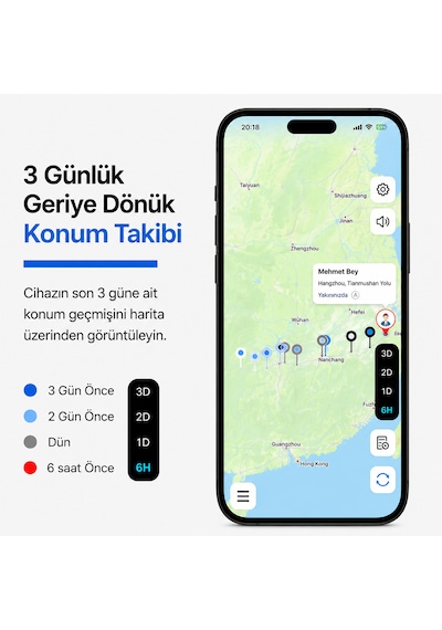 Apple Uyumlu iOS & Android Airtag Akıllı GPS Takip Cihazı