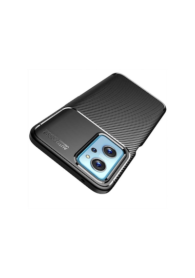 Oppo A76 Kılıf Zore Negro Silikon Kapak Lacivert