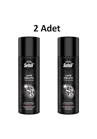 Selsil Lastik Parlatıcı 500 Ml 2 Adet