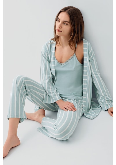 Pierre Cardin Kadın Yeşil 3lü Pijama Takım Pc9154-s-v1 Yeşil