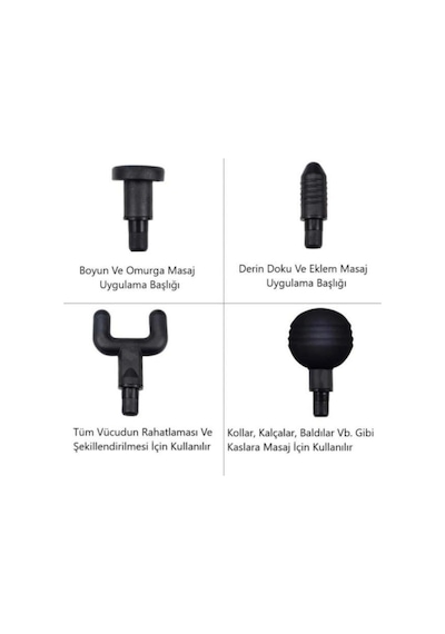Realx 4 Başlıklı Titreşimli Yoğurmalı 6 Fonksiyonlu Masaj Aleti Kırmızı - Siyah Realx 4 Başlıklı Titreşimli Yoğurmalı 6 Fonksiyonlu Masaj Aleti Kırmızı - Siyah