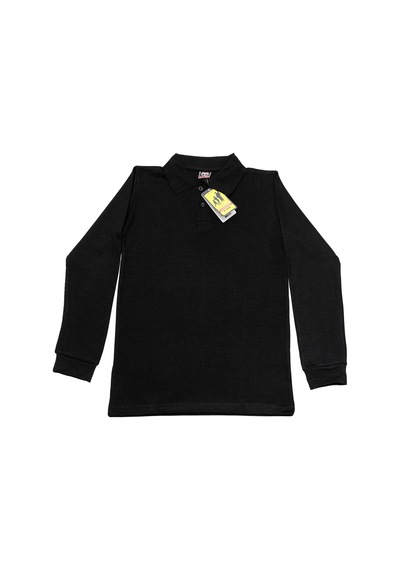 Angelos Girls Kız Çocuk Okul Tarz Pamuk T-shirt -5-17 Yaş Ag005 Siyah