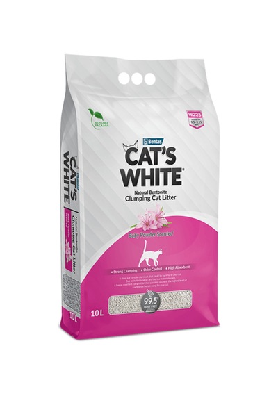 Cats White Pudra Kokulu Kedi Kumu 10 Lt