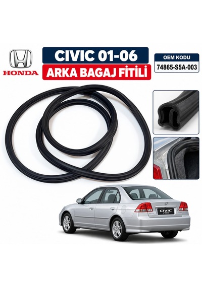 Civic 01-06 Arka Bagaj Fitili 74865-s5a-003
