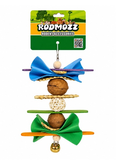 Rodmozz Premium Cevizli Fiyonklu Kemirgen Oyuncağı
