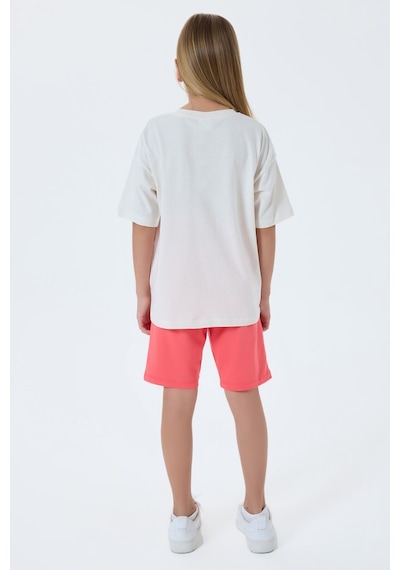 U.s. Polo Assn. Kız Çocuk Pembe Bermuda Takım Us2513-c-v2 Pembe