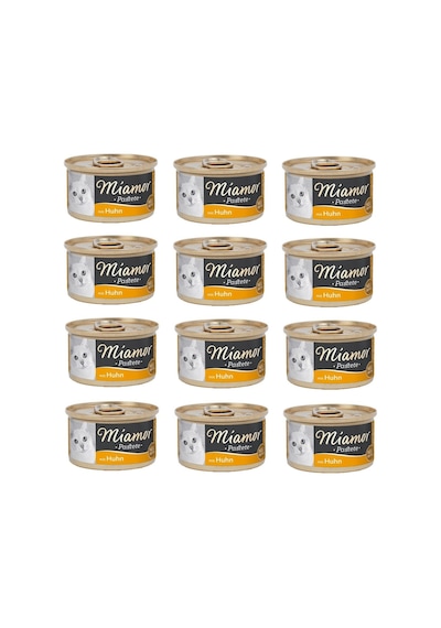 Miamor Pastete Tavuklu Konserve Yetişkin Kedi Maması 12 x 85 G