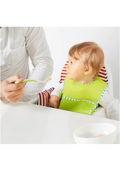 Börja Bebek Mama Kaşığı 2 Li Paket Beslenme Kaşığı 2 Adet Çok Renkli