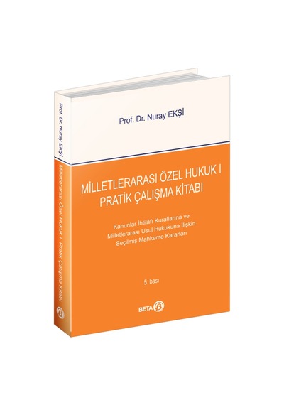 Beta Akademi - Milletlerarası Özel Hukuk 1 Pratik Çalışma Kitabı