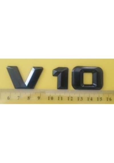 Mercedes Uyumlu Yazı V 10 Siyah