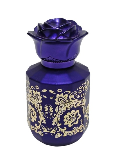 Desenli Doldurulabilir Parfüm Şişesi 50ml Mor - 003