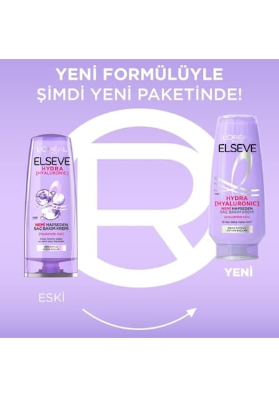 L'oreal Paris Hydra Hyaluronic Nemi Hapseden Saç Bakım Kremi 250ml